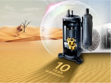 إل جي DUALCOOL ضاغط عاكس مزدوج استوائي ™